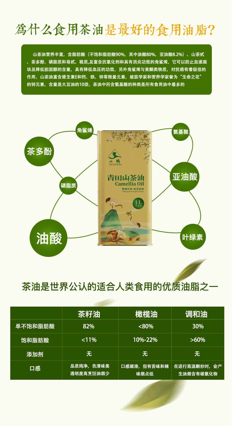 青田山鹤山茶油500ml(图11)